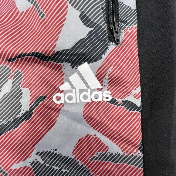 Adidas Aeroready Shorts Mens 2XL Designed 2 Move Sport Camo Red Scarlet Grey - Picture 4 of 9